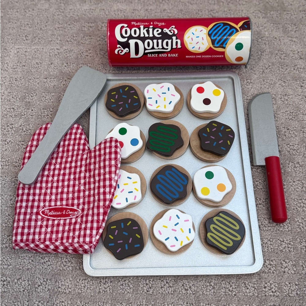 Melissa & Doug Slice & Bake Cookie Set - Wooden Play Food